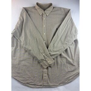 Ralph Lauren Checkered Plaid Button‎ Down Shirt Long Sleeve Casual